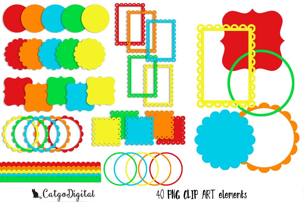 Clip Art PNG Digital Scrapbooking Individual elements example image 1