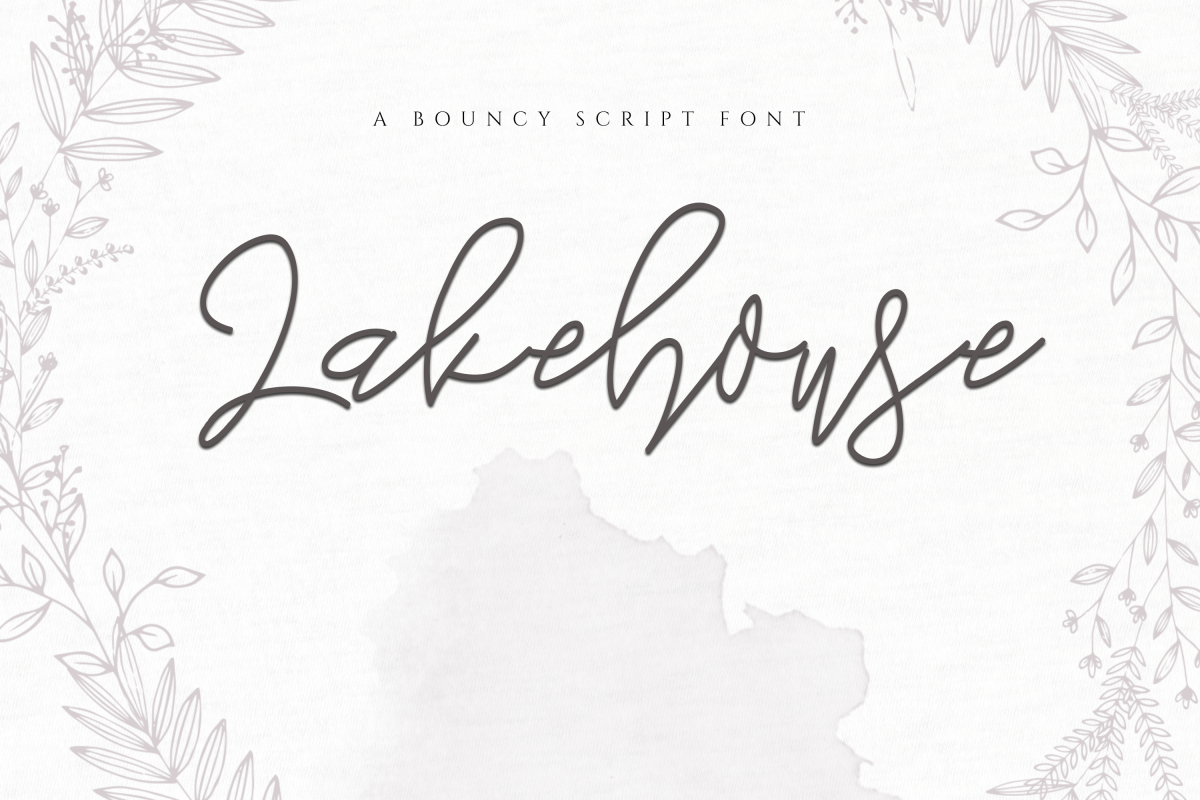 Lakehouse - Fancy Script Font example image 1