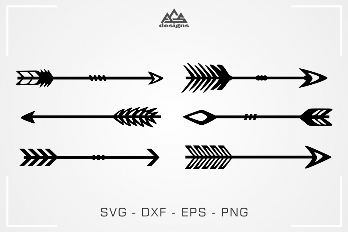 Arrows Bow Svg Design