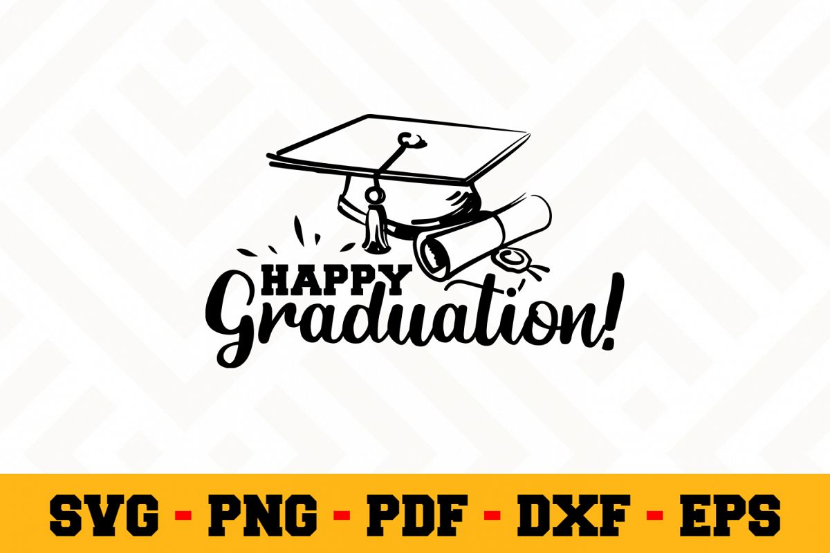 Graduation SVG Design n583 | Graduation SVG Cut File example image 1