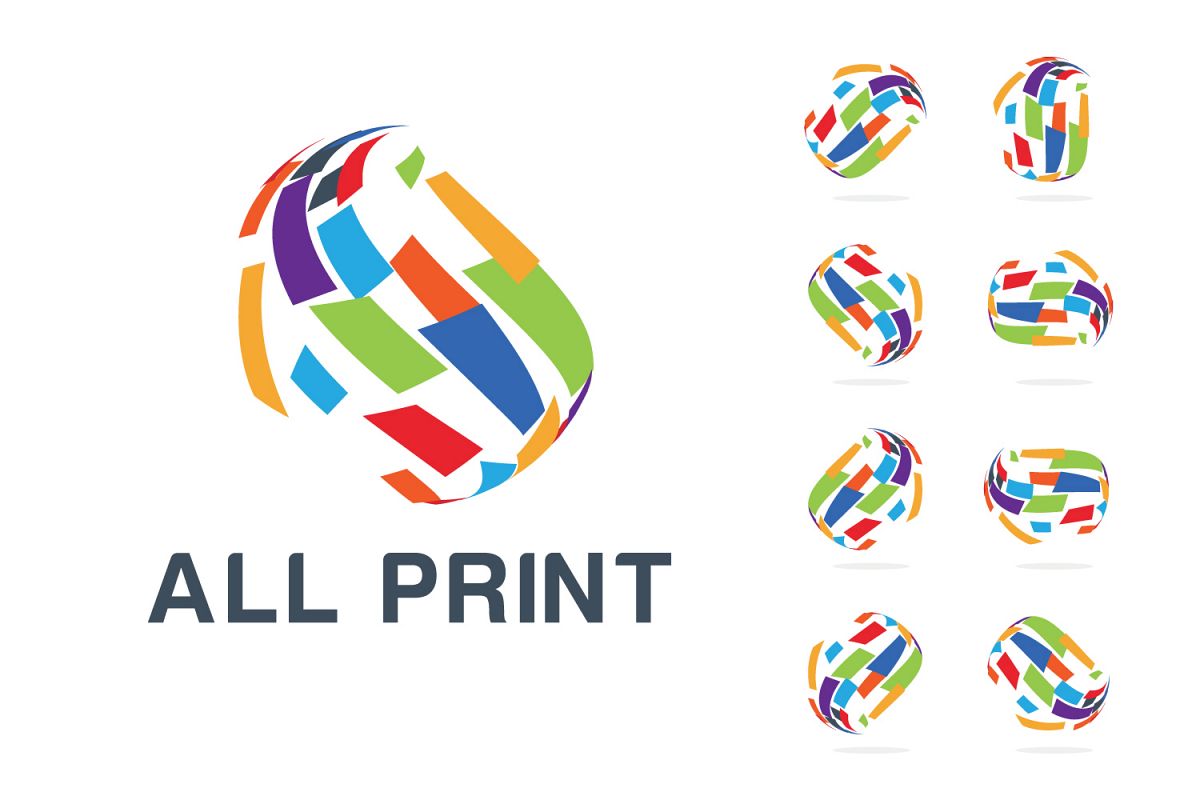 Принт логотип. Логотип all Print. Логотипы для принта. Printing Company logo.