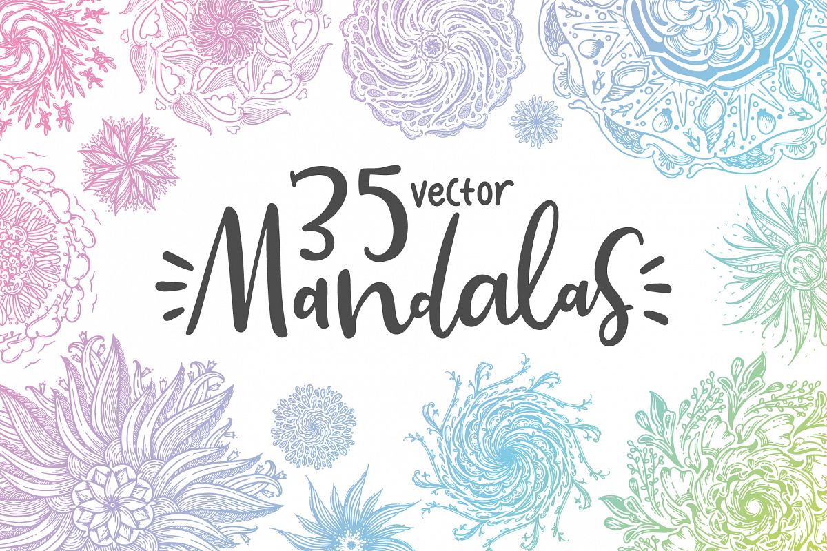 35 Vector Mandalas example image 1