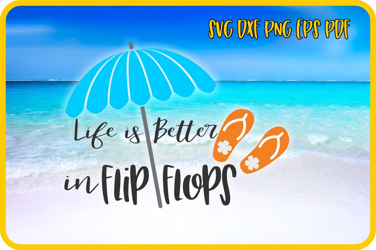 Download flip flops, beach svg, summer svg, svg cricut (111605 ...