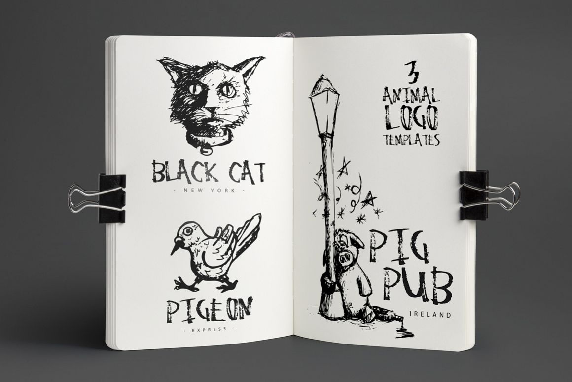 3 Animal Logos example image 1