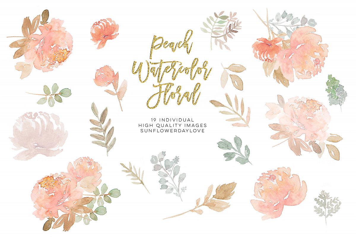 Watercolor Flower, Watercolor Paintings example image 1