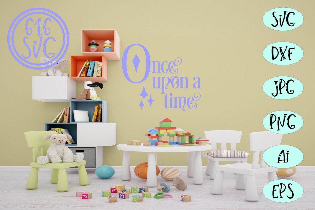 Once upon a time SVG example image 1