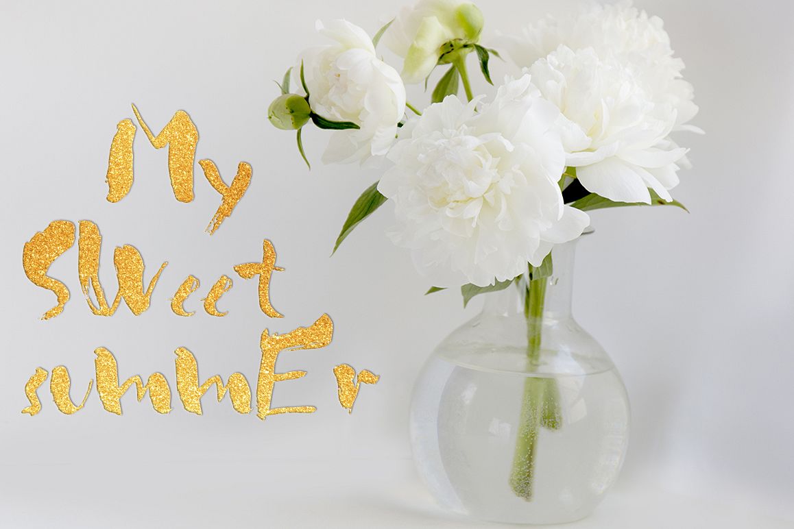 Grunge dry brush font duo example image 1