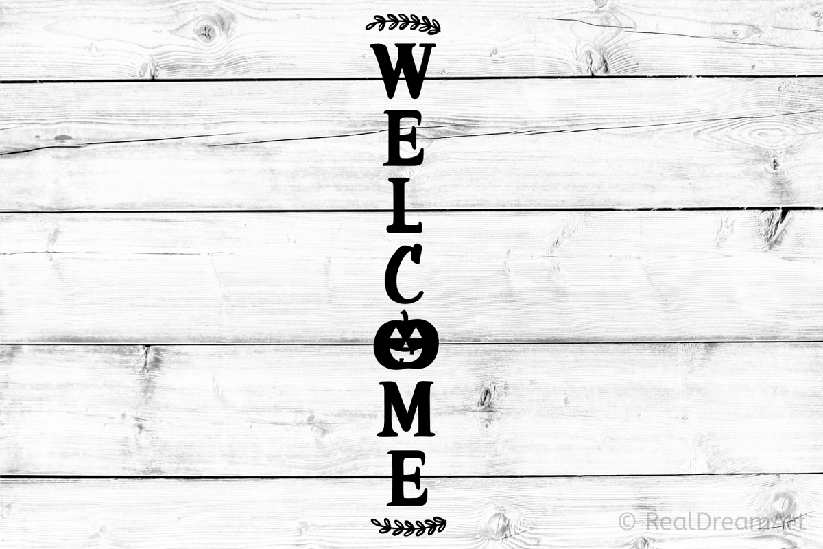Welcome Porch Halloween SVG, DXF, PNG, EPS Files for Cutting example image 1