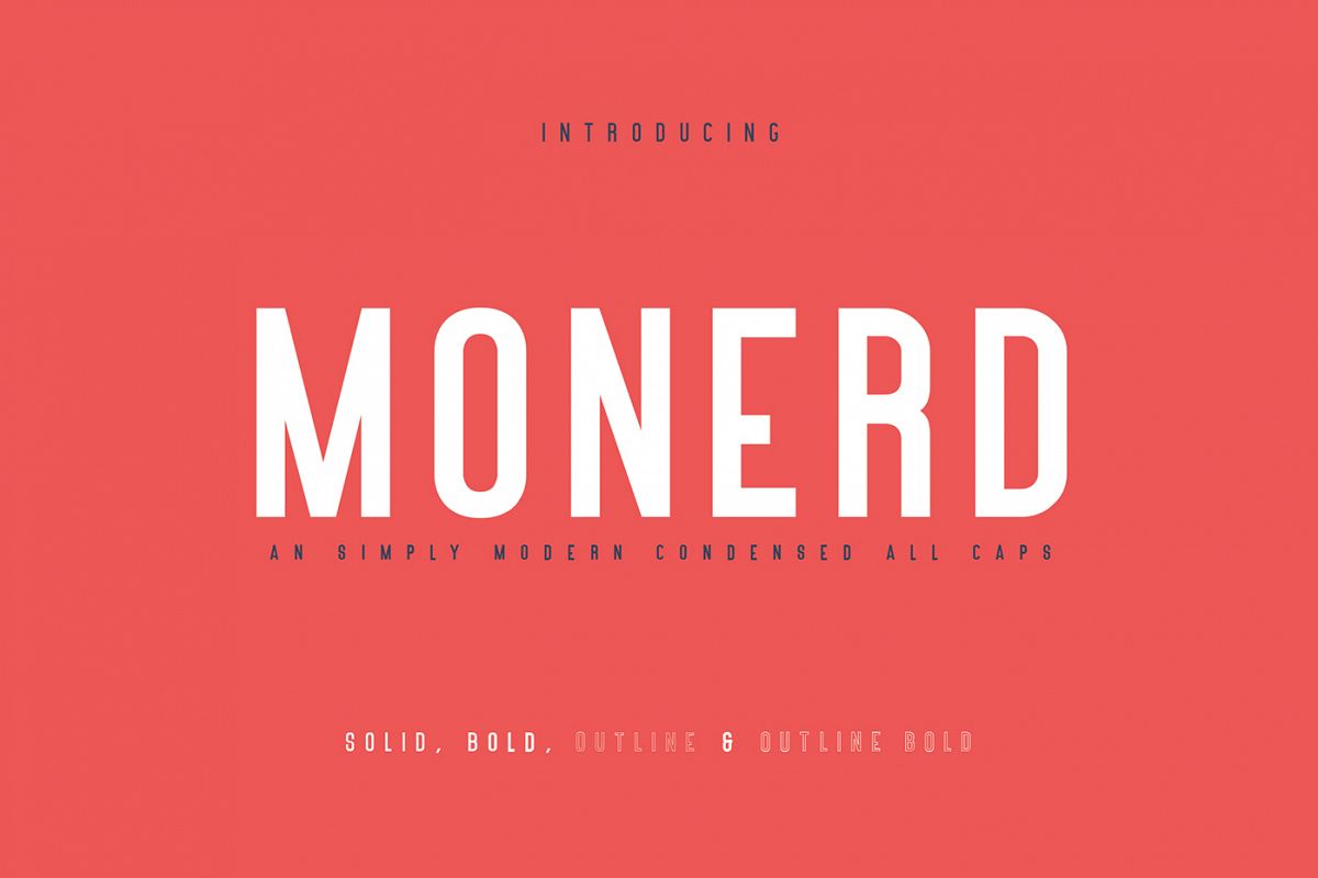 Monerd - Simply Sans Serif example image 1