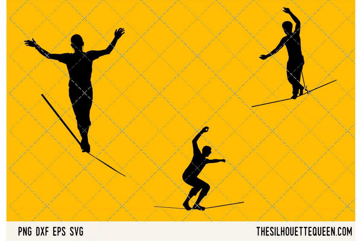 Slacklining SVG example image 1