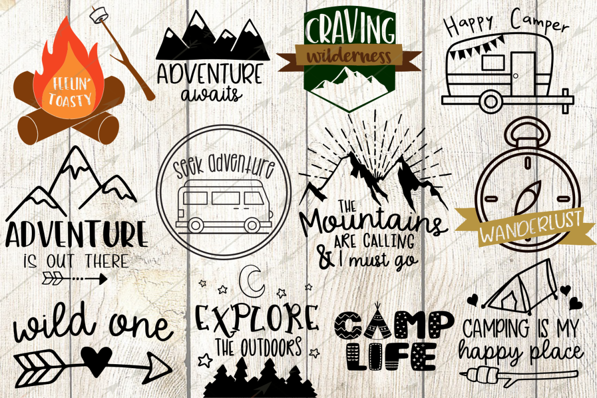 Download happy camper svg, camping svg, summer s | Design Bundles