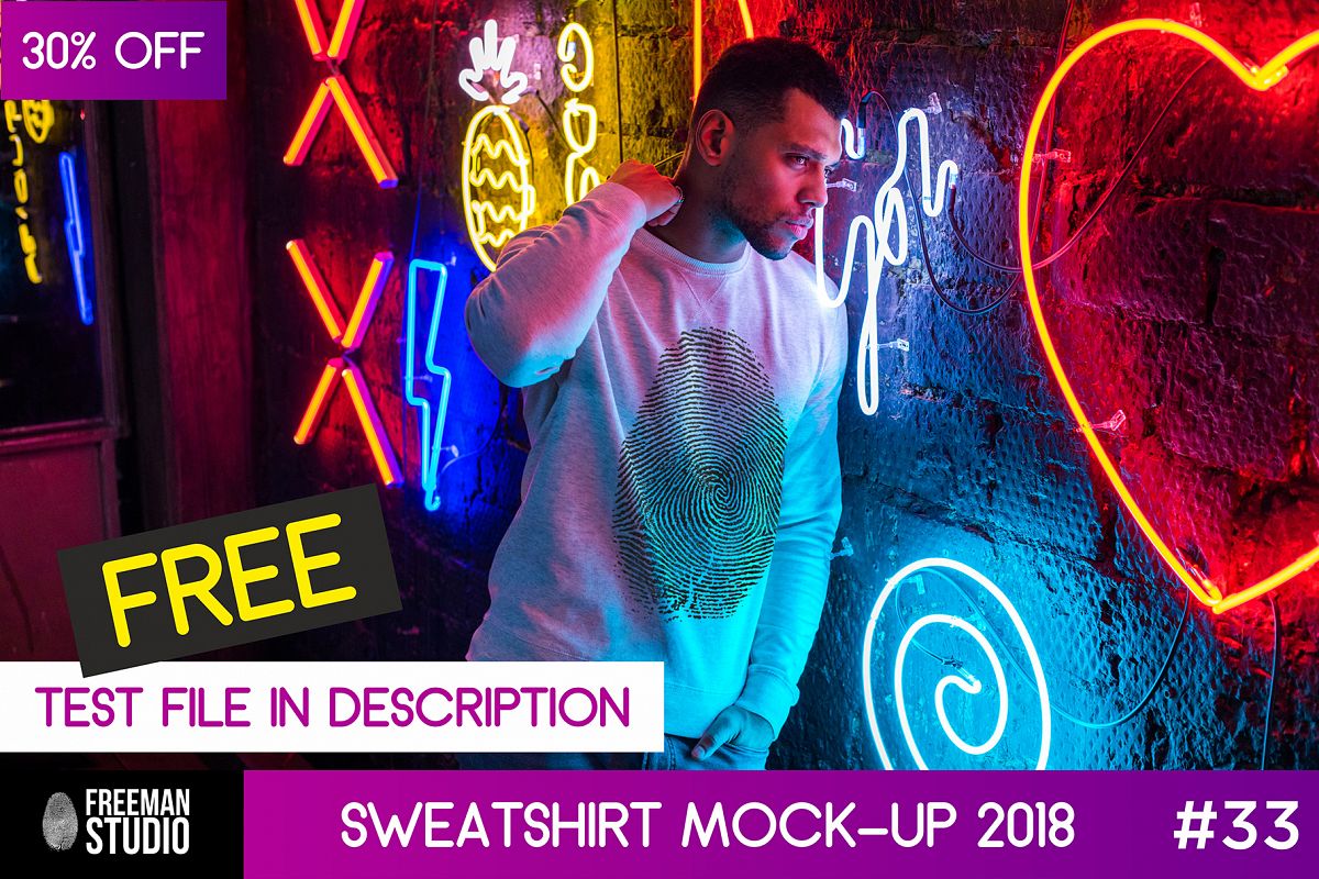 Sweatshirt Mock-Up 2018 #33 example image 1