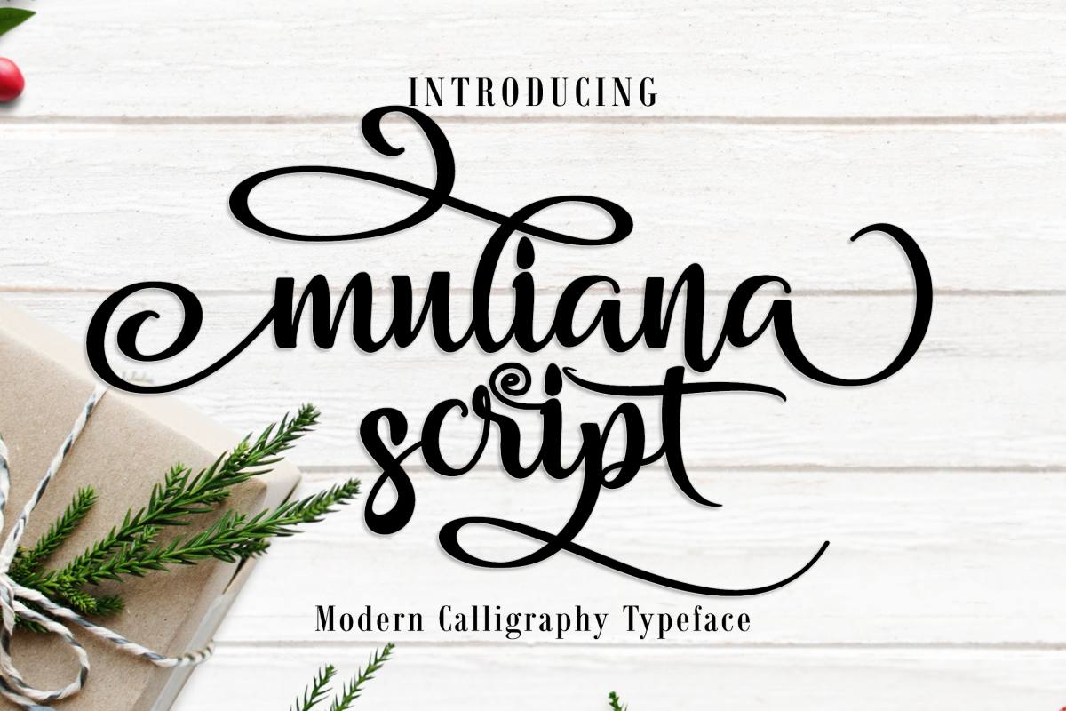 Muliana Script example image 1