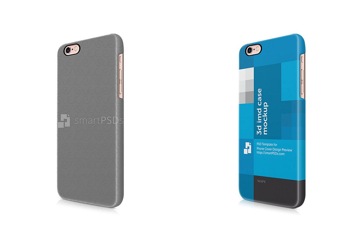 Apple iPhone 6S Plus 3d IMD Case Design Mockup 2015 example image 1