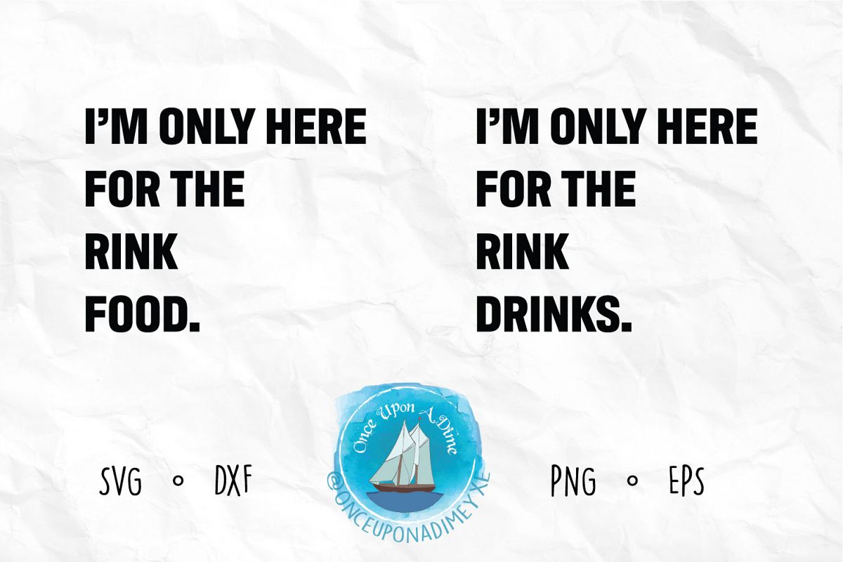 Just Here For The Rink Drinks/Food Bundle example image 1