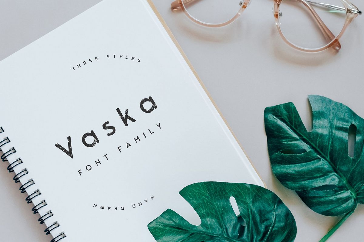 Vaska - Hand Drawn, Bold, Powerful example image 1