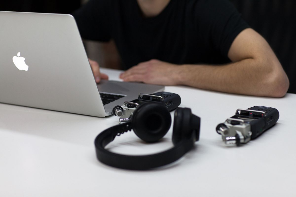 Audio engineer at work example image 1