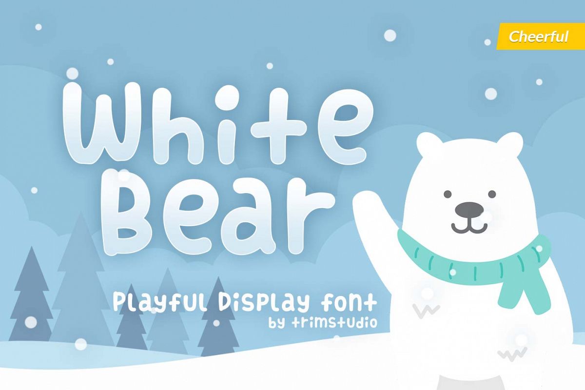 White Bear - Bold Cheerful Font example image 1