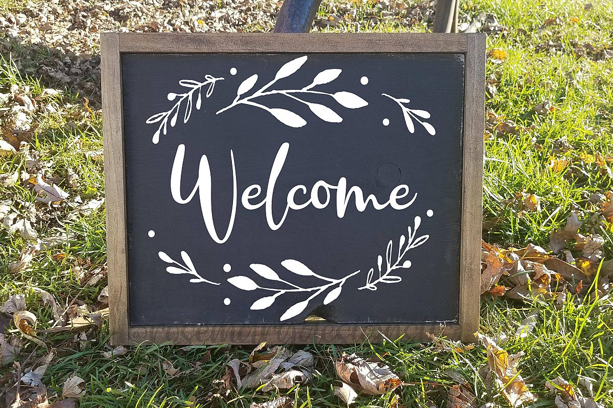 Welcome Wreath SVG example image 1