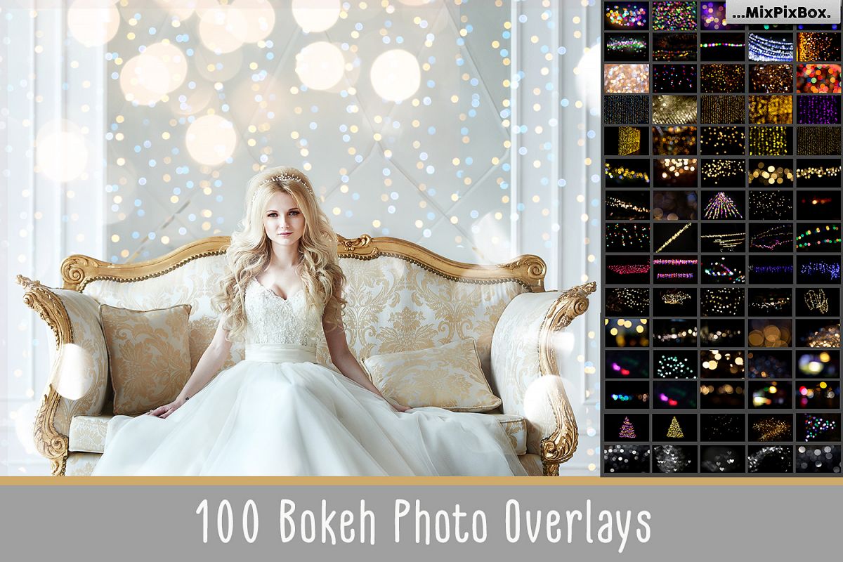 100 Bokeh Photo Overlays example image 1
