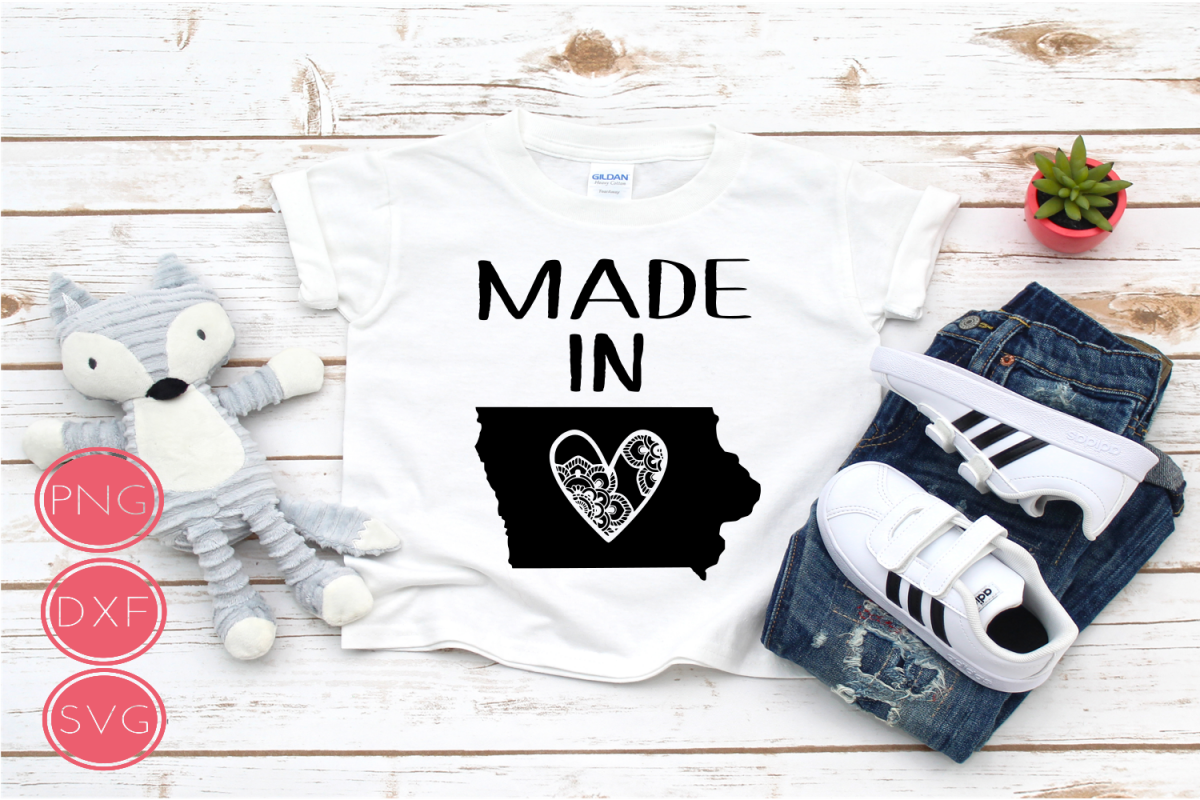 Made in Iowa SVG example image 1