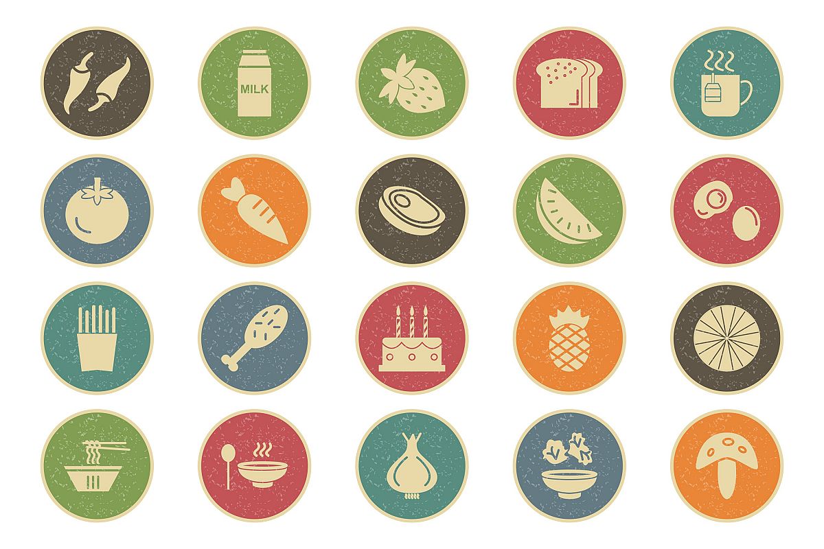 Set Of Food Icons example image 1