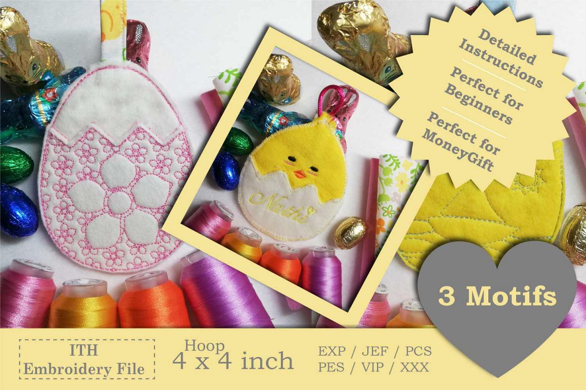 ITH - Egg-Pouch Mini-Bundle - 3 Motives example image 1