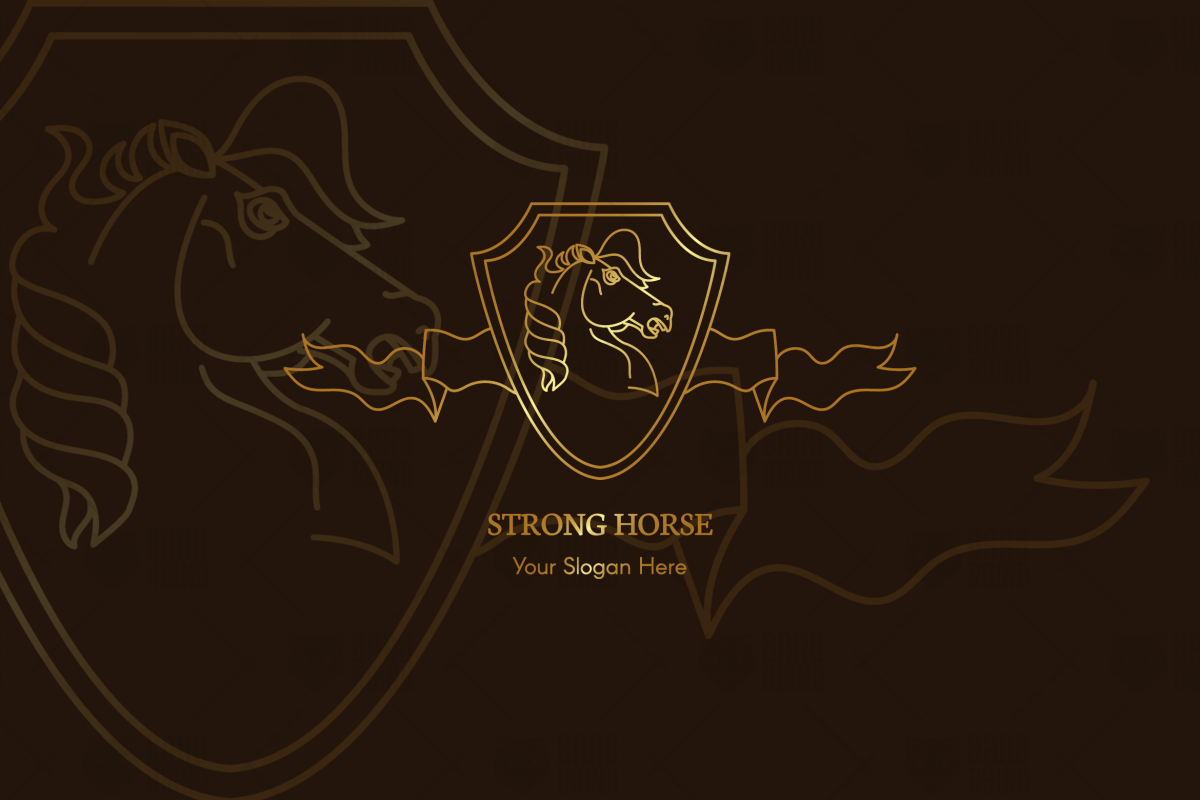 Strong Horse Logo Template example image 1