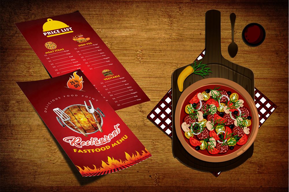 Restaurant Food Menu Template example image 1