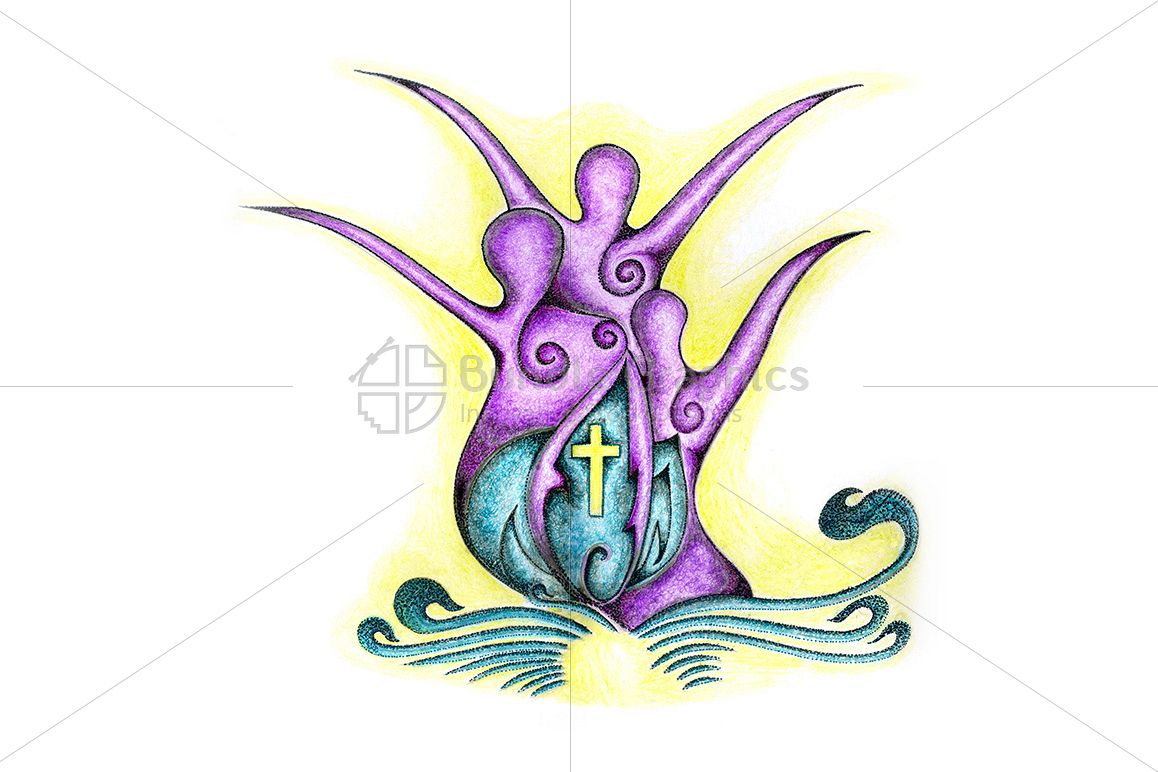 Holy Spirits - Christianity Drawing Composition example image 1