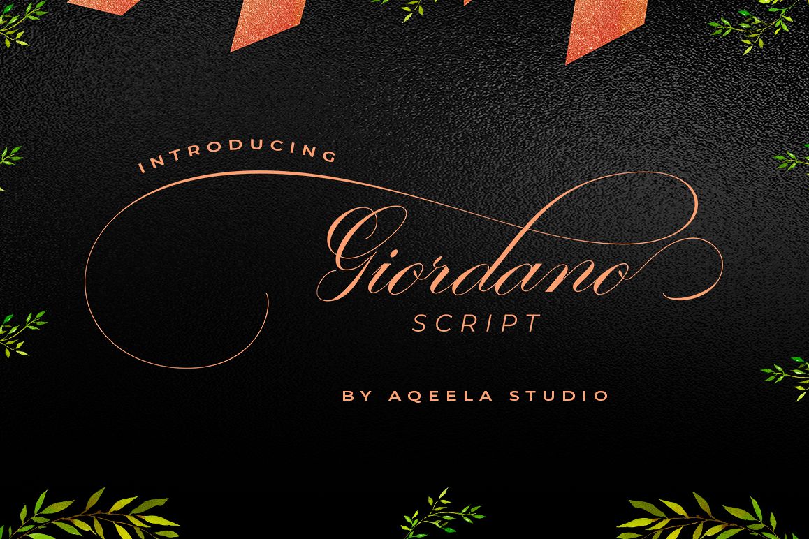 Giordano Script example image 1