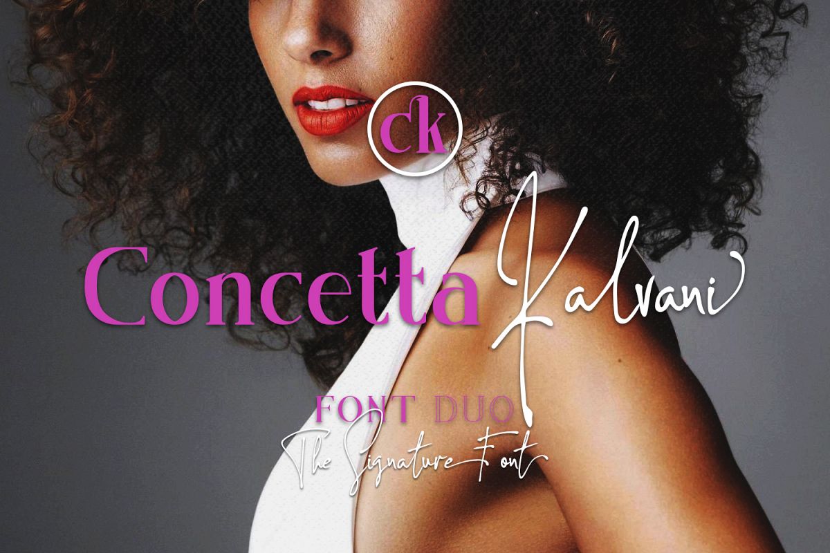 Concetta Kalvani // Signature & Serif example image 1