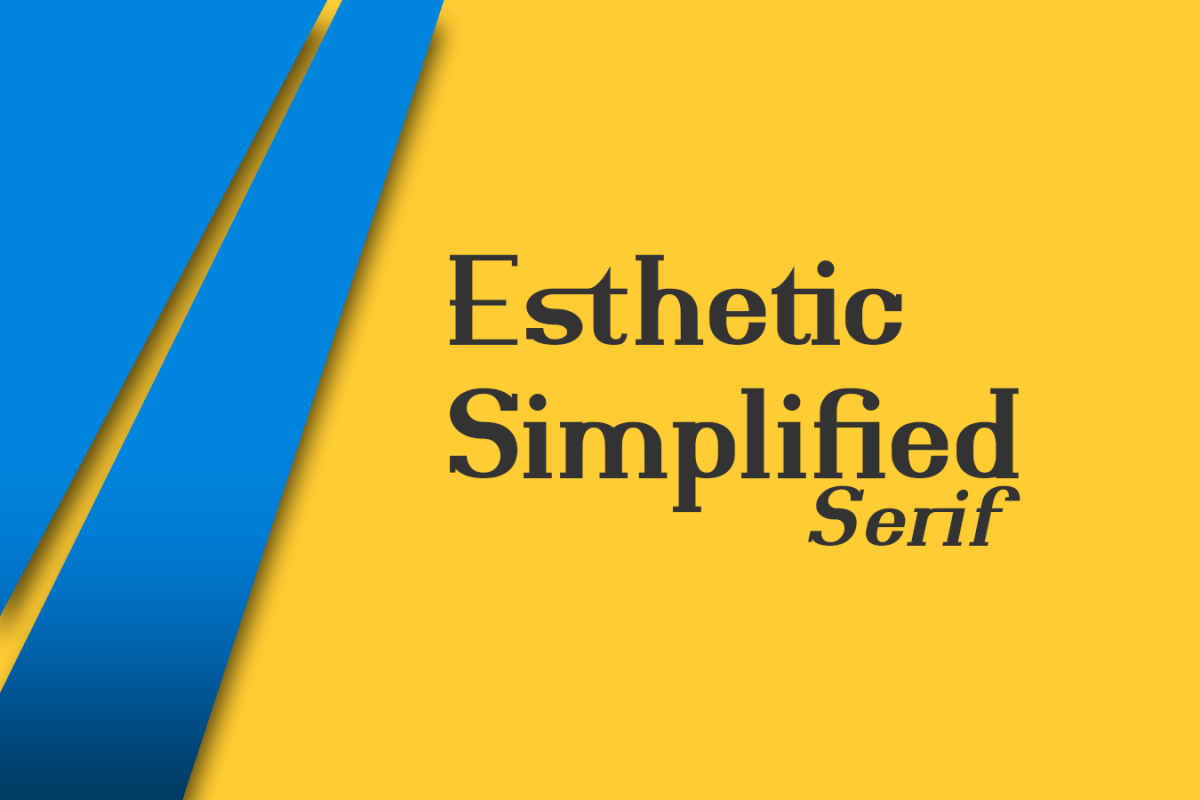 Esthetic Simplified Serif example image 1