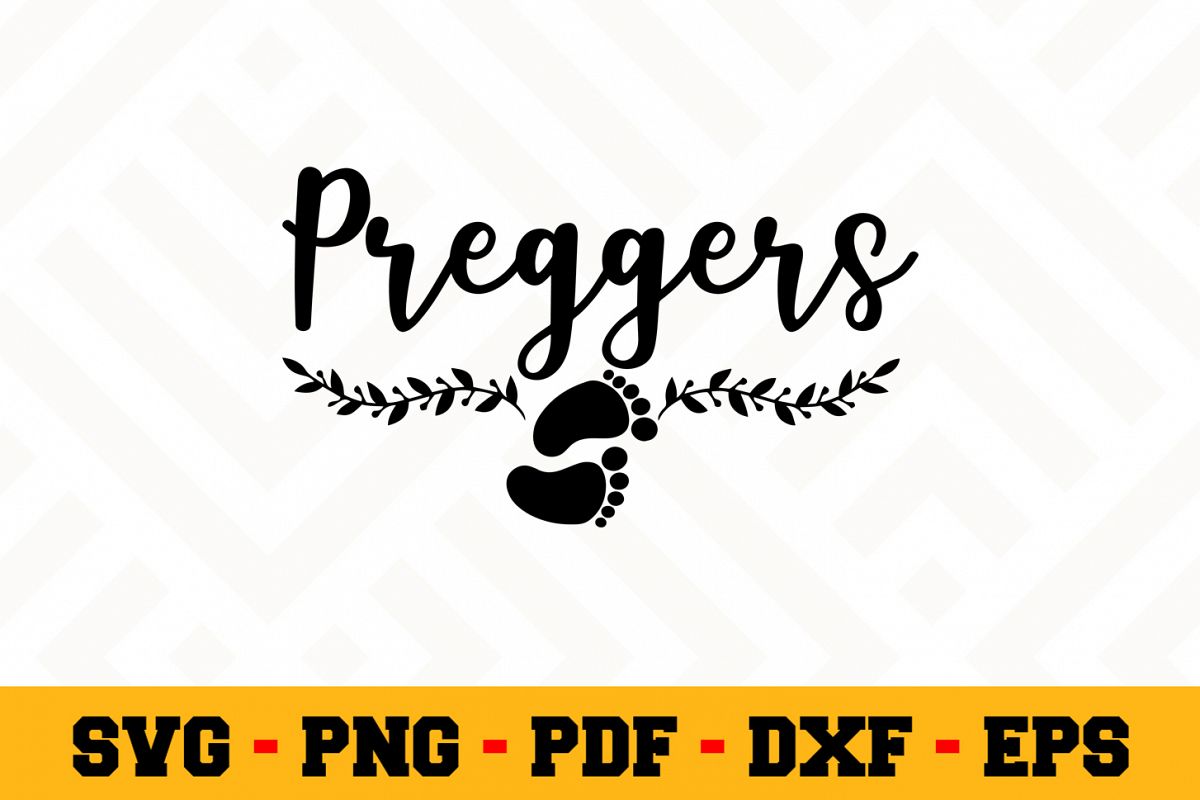 Pregnant SVG Design n533 | Pregnant SVG Cut File example image 1