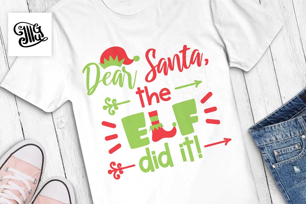 Dear Santa, the elf did it! - Christmas kids example image 1