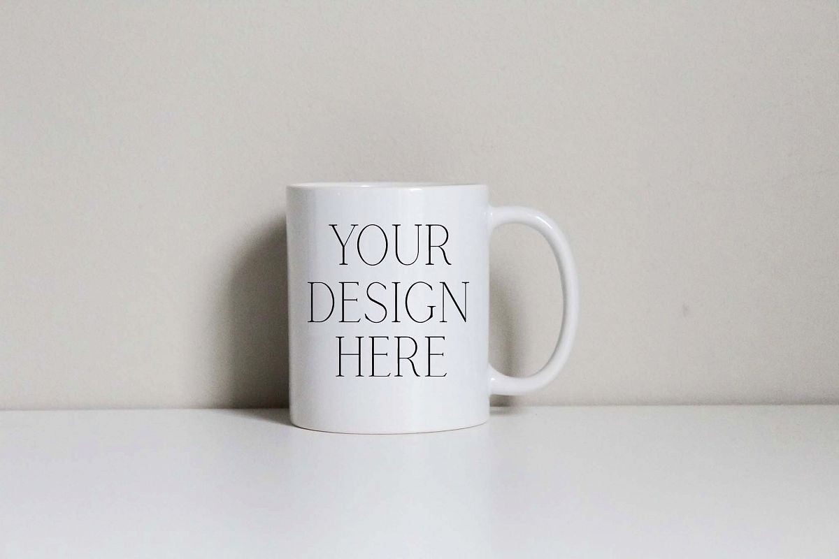 Basic 11 Ounce Mug Mockup example image 1