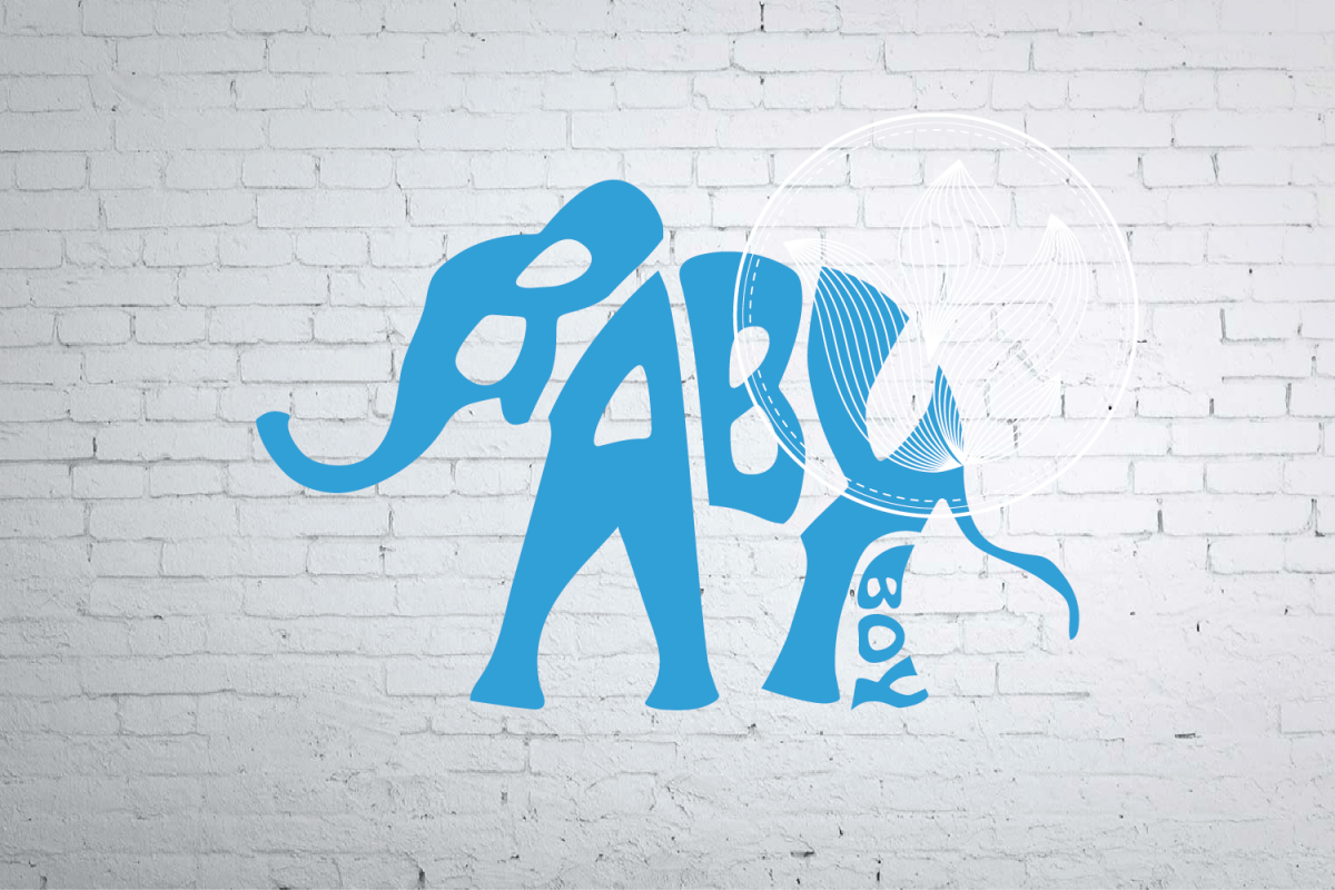 Download Digital Baby Boy Elephant word art. Baby boy eps, png, svg ...