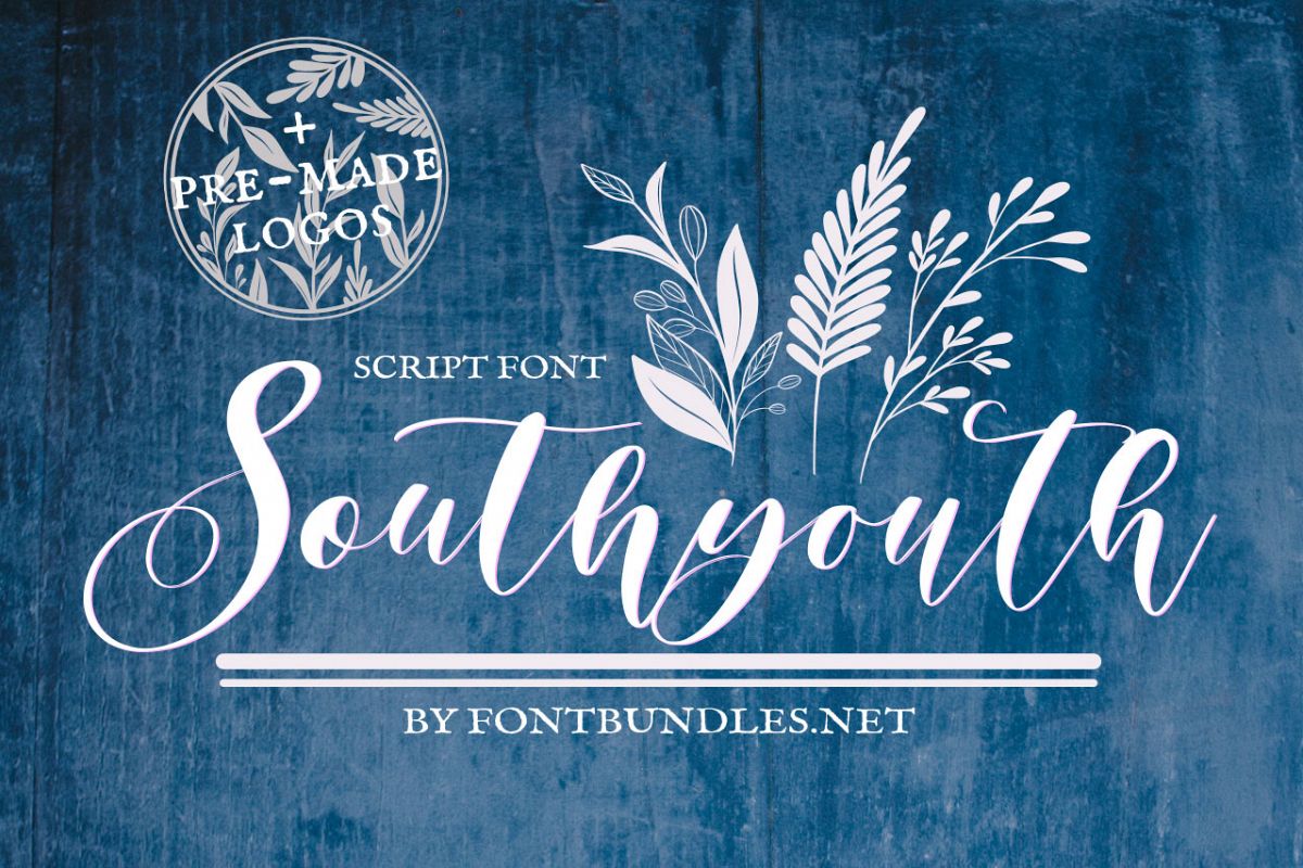 Southyouth Script Font example image 1