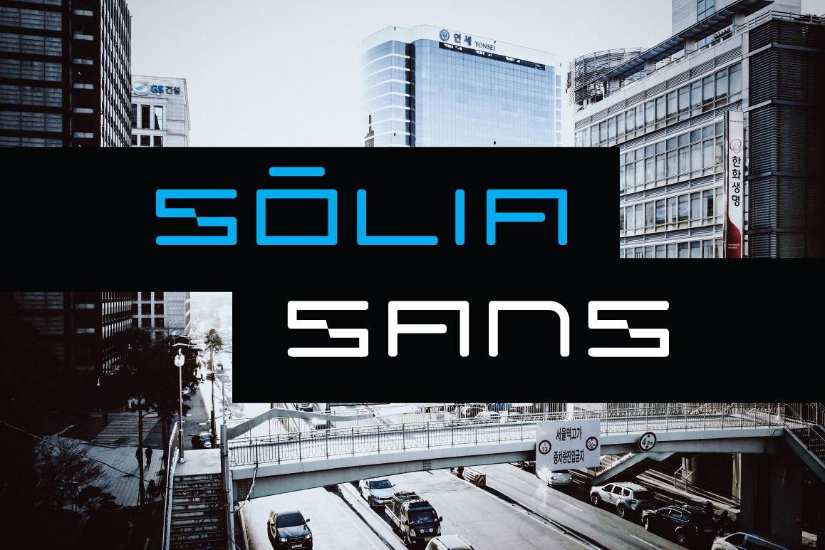 Solia Sans Display Font example image 1