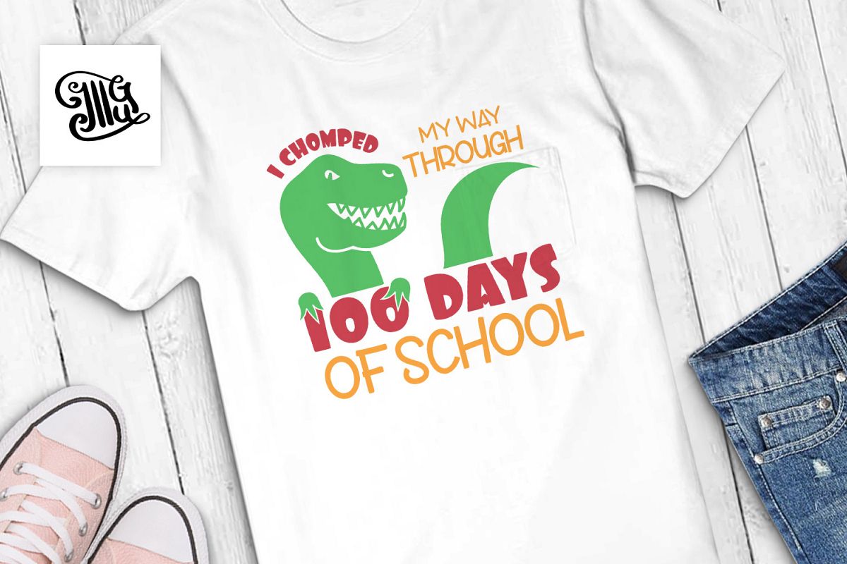 100 Days of school svg example image 1