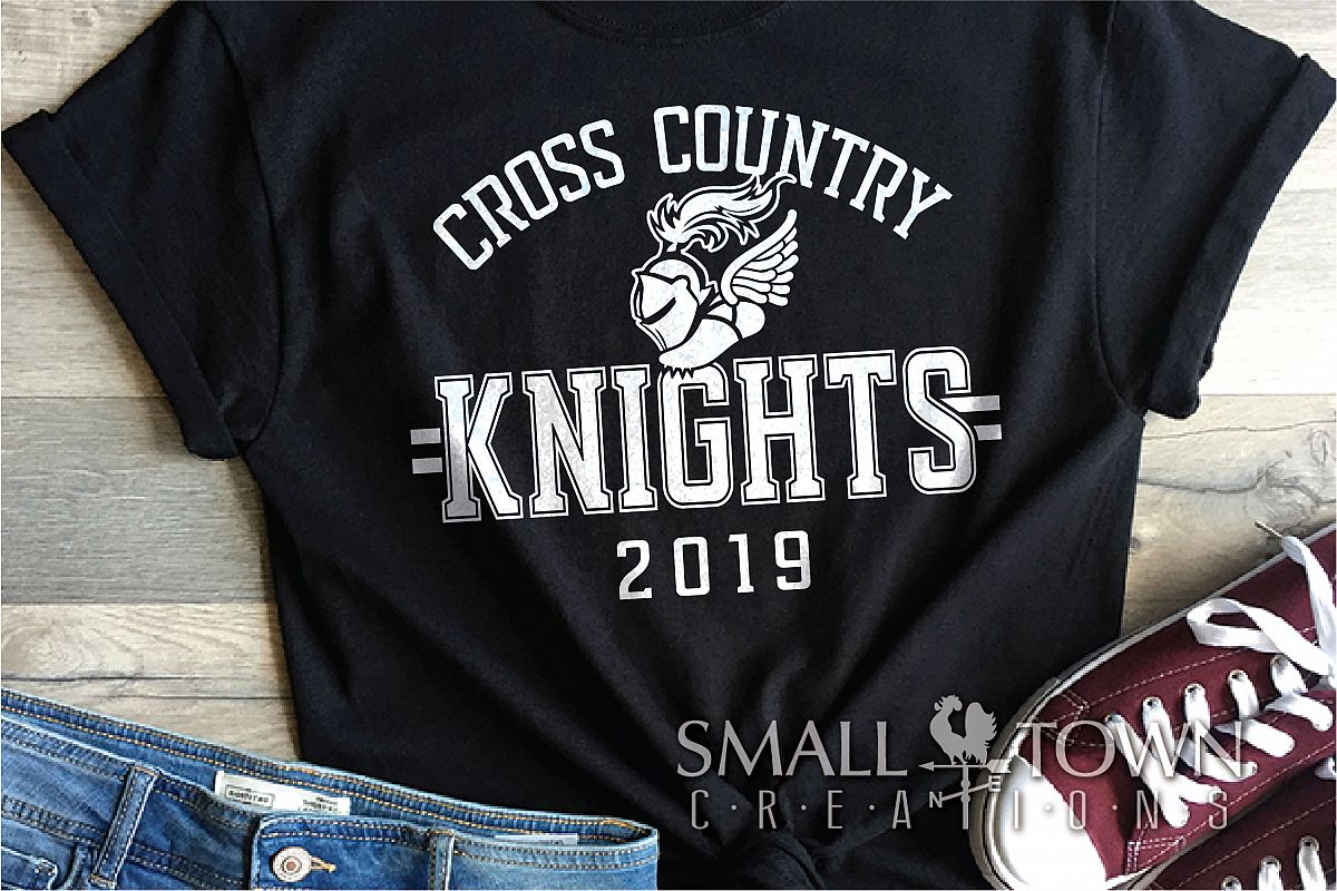 Knight Cross Country, Winged Shoe, PRINT, CUT & DESIGN example image 1