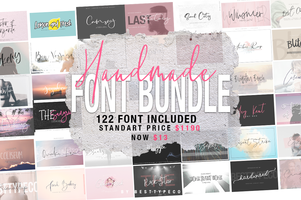 HandMade Font Collections example image 1