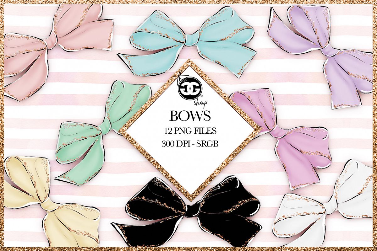Bows Png Cliparts example image 1