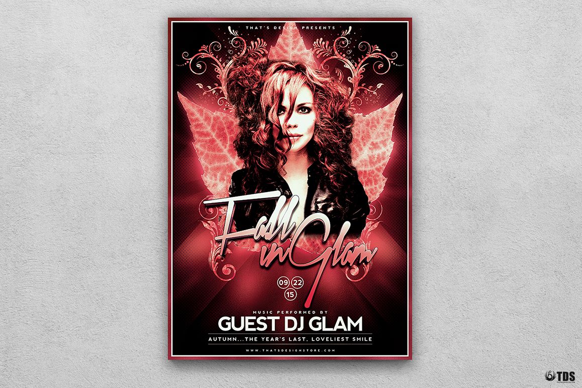 Fall in Glam Flyer Template V4 example image 1