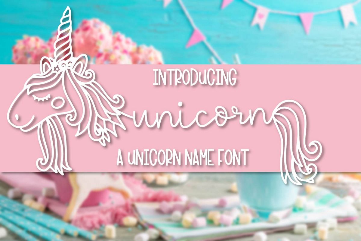 Download Unicorns - A Unicorn Name Maker Font (184161) | Themed ...