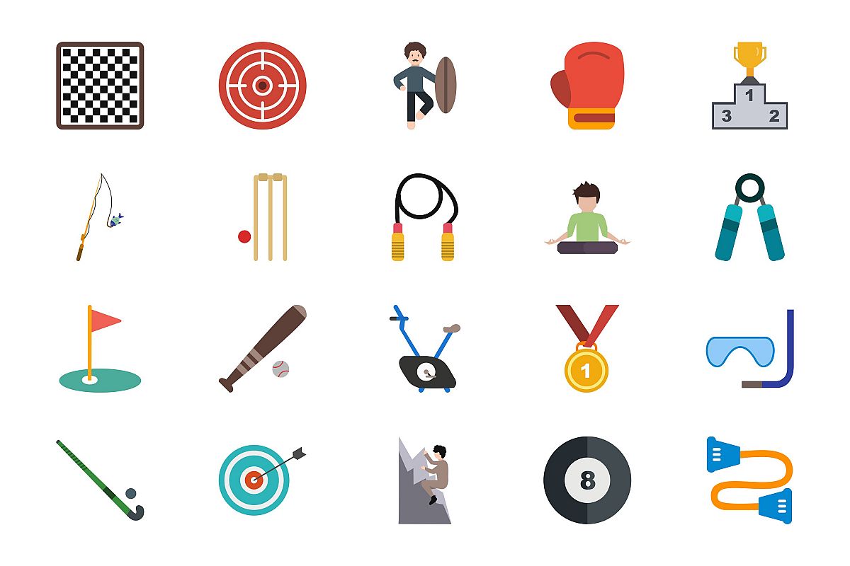 Set Of Sports And Game Icons example image 1