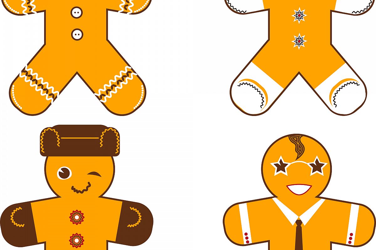 New Year Gingerbread Man example image 1