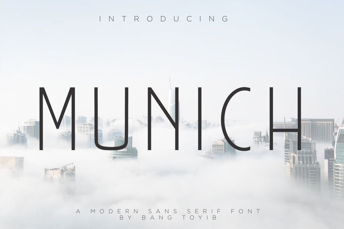 MUNICH - MODERN SANS SERIF example image 1