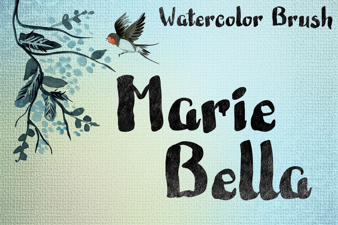Marie Bella Brush Font example image 1