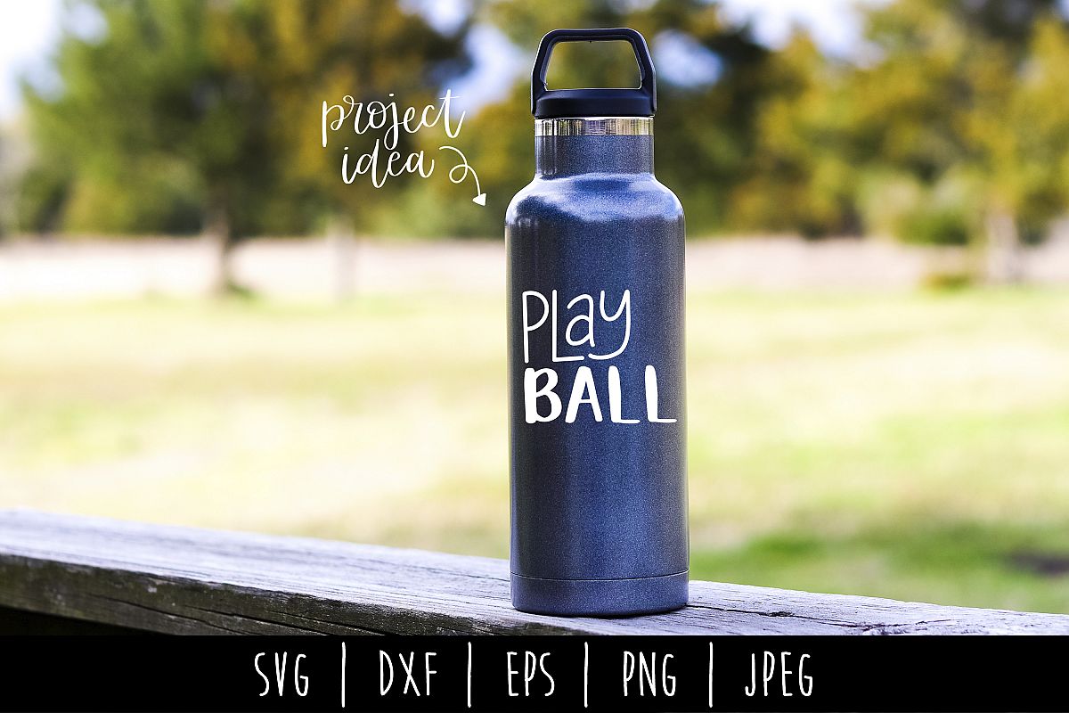 Play Ball SVG, DXF, EPS, PNG, JPEG example image 1